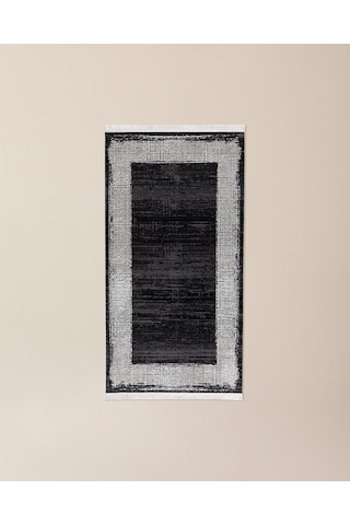 Madame Coco Ardenne Halı - Siyah - 80x150 Cm 8684427022337
