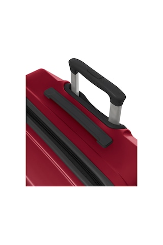 Unisex 4 Tekerli Kilitli Orta Boy Valiz Bavul Bordo