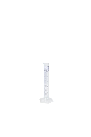Borox Plastik Mezür 25 Ml - Uzun Form - Mavi Skala