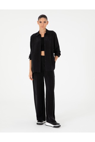 Pierre Cardin Kadın Siyah Pantolon Kanvas-chino 50291295-vr046 Siyah