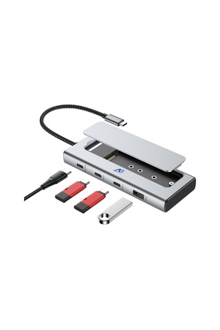 Deh01-017 Apollobell 5-in-1 Usb-c-hub M.2 Nvme Ssd Sabit Disk Muhafazası