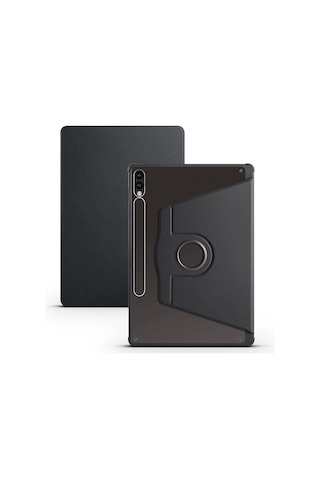 Galaxy Uyumlu Tab S9 Plus Kılıf Zore Termik Kalem Bölmeli Dönebilen Standlı Kılıf