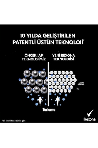 Rexona Men Invisible Black & White 72 Saat Erkek Sprey Deodorant 3 x 200 ML
