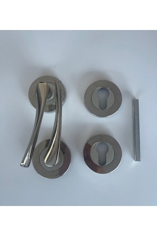 Nikel Brawo Yale Kapı Kolu Ön - Arka Takım