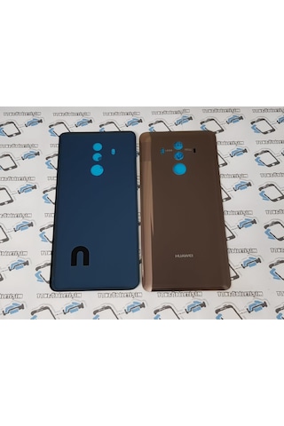Tkgz - Mate 10 Pro Arka Pil Batarya Kapağı (Cam) (227875495) Altın