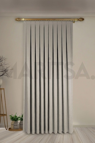 Taş Ada Fon Perde Sık Pile 1'e 3 Pile-taş Taş