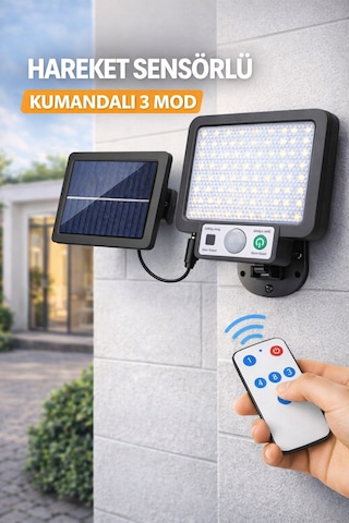 Solar Hareket Sensörlü Duvar Lambası 3 Modlu Led Bahçe Aydınlatma Dış Mekan Su Geçirmez Panel Siyah Solar Hareket Sensörlü Duvar Lambası 3 Modlu Led Bahçe Aydınlatma Dış Mekan Su Geçirmez Panel Siyah