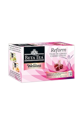 Beta Tea Kiraz Saplı Poşet Çay Welltea Reform Collection 20x1,8 Gram