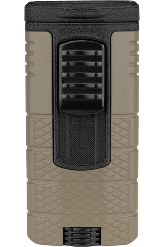 Tactical Triple Lighter Tan Black Puro Çakmağı