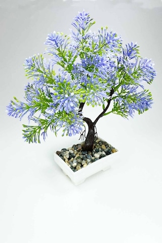 Kasımpatı Bonsai Yapay Ağaç 25x20 Cm Renkli