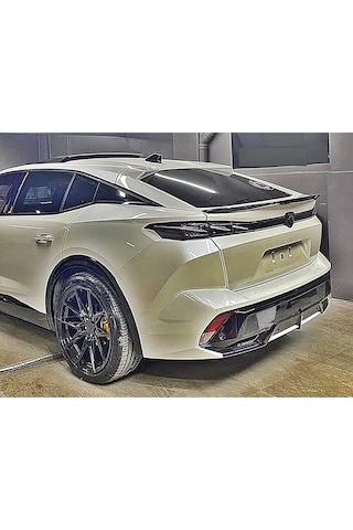 Peugeot 408 Bagaj Üstü Spoiler - Parlak Siyah - Fiberglass