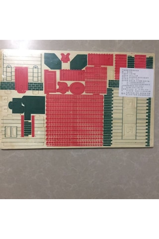 75 Parça 3D Ahşap Maket Puzzle Kırsal Ev Rural House Woodcraft