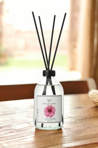 Vivaldi Home Amber Çiçeği Çubuklu Oda Kokusu Esansiyel Uçucu Yağ 100 ML