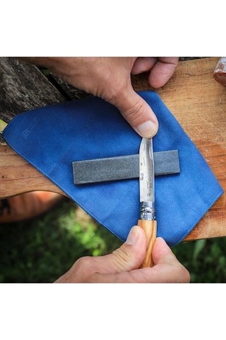 Opinel Küçük Bileme Taşı, Bıçak Ve Bıçak Bilemek İçin, Uzunluk: 10 Cm, 254637, Gri