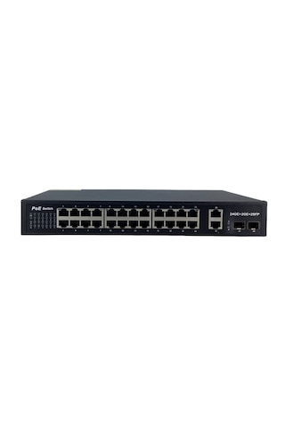Longline 24 Port Gigabit PoE Switch 2 Uplink + 2 SFP L2 Managed 370 W