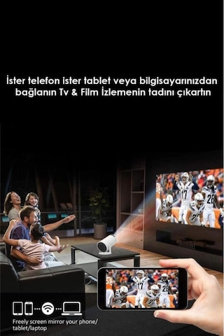 Torima Hy300t Lite Projektör Bluetooth Android 11 Akıllı Wifi