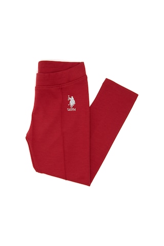 U.s. Polo Assn. Kız Çocuk Vişne Tayt 50296370-vr223 Bordo