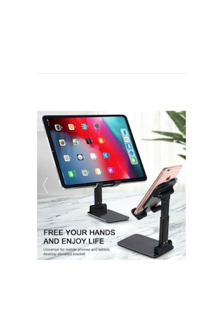 Masa Üstü Telefon / Tablet Standı Kademeli Yükseklik Ayarlı Telef