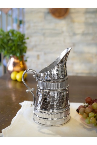 Bakır Boza Sürahi Gümüş