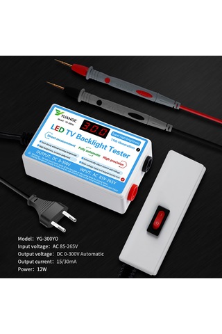 Qingmipy Çok Amaçlı Led Tv Arka Işık Test Cihazı - 0-300v Otomatik Dijital Ekranlı