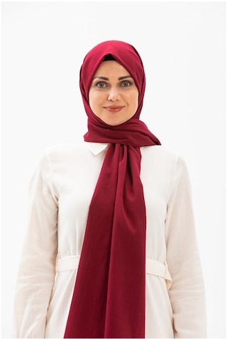 Eliş Şile Bezi Şile Bezi Şal Bordo Tek Beden-Bordo