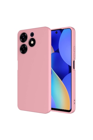 Tecno Spark 10 Pro Kılıf Yumuşak Silikon Kamera Korumalı Lansman Heptek İletişim Siyah