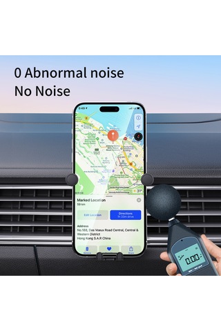 Universal Gravity Air  Araç Tutucu Siyah Siyah
