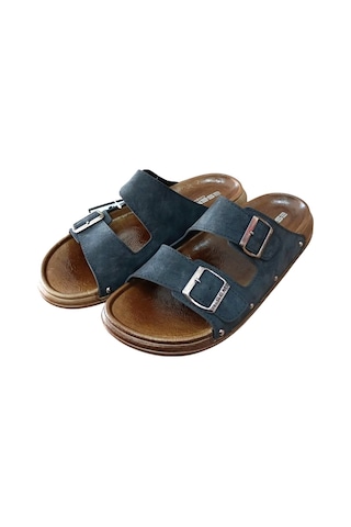 Esem 3769-0001 Erkek Tokalı Yazlık Comfort Terlik Siyah Siyah