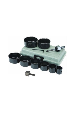 11 Parça 19-64 Mm Alçıpan Ahşap Delme Panç Seti