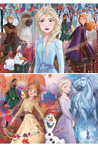 Clementoni 2X20 Parça Puzzle Frozen 2