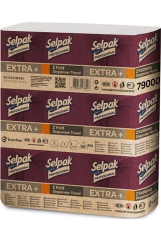 Selpak Extra Z Katlama Peçete 12 Pk*200 Adet Selpak Z Selpak Extra Z Katlama Peçete 12 Pk*200 Adet Selpak Z