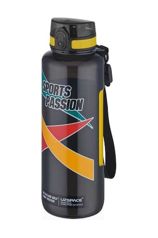 Uzspace Tritan 1200 Ml Water Bottle Black