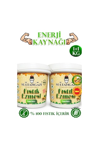 Sultangazi Fıstık Ezmesi %100 Yer Fıstığı 2 x 1 KG