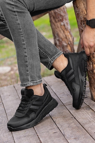 Gordon Günlük Ortopedik Erkek Sneaker Spor Ayakkabı Siyah