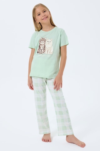 Rolypoly Kız Çocuk Yeşil Pijama Takım Rp3808-c-v2 Yeşil