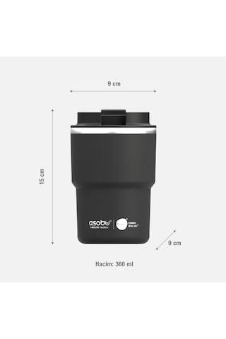 Asobu Coffee Express Tumbler - Pastel Pink Çok Renkli