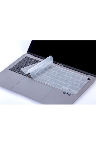 Laptop Apple Uyumlu MacBook Air 13inc Klavye Koruyucu A1932 2018/2019 Türkçe