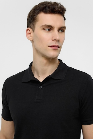 SÜVARİ Siyah Slim Düz Polo Yaka Tişört-38587 Siyah