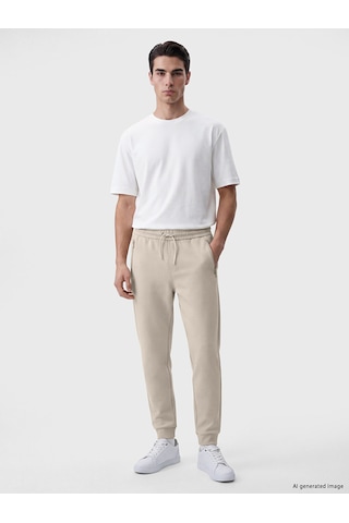 Lcwaıkıkı Classic Bej Regular Fit Erkek Jogger Eşofman Altı
