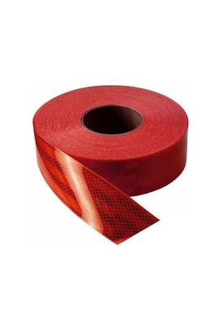 Reflektörlü Reflektif Fosforlu Şerit Bant Bandı 1-5-10 Metre Seç