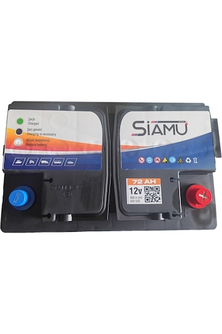 SİAMU 72 Ah Akü ( 2 YIL Garanti )