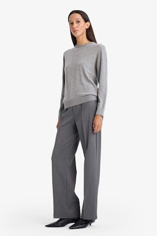 Defacto Straight Fit Yüksek Bel Düz Paça Twill Pantolon G8068ax26spar12 Antrasit-ar12