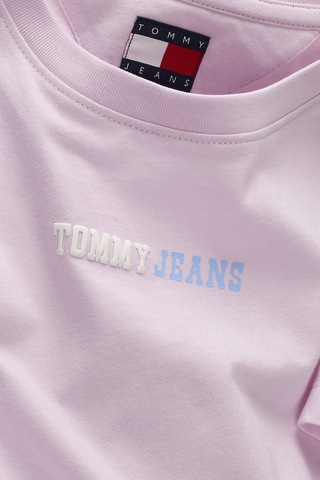Tommy Jeans Kadın Tişört Dw0dw22277 Pembe