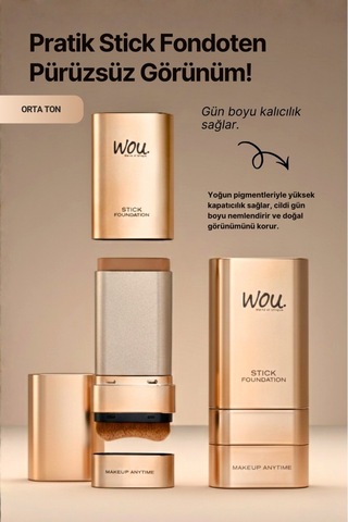 Wou Stick Fondöten No:2 Orta Ton 20 Gr 002 Medium