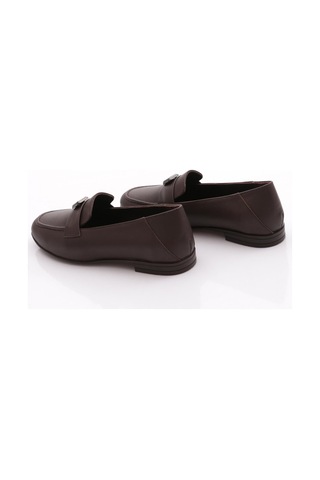 Dgn 505 Kadin Loafer Ayakkabi Kahve Napa