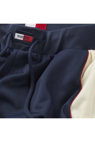 Tommy Jeans Colourblock Erkek Mavi Eşofman Altı Düz Dm0dm19285