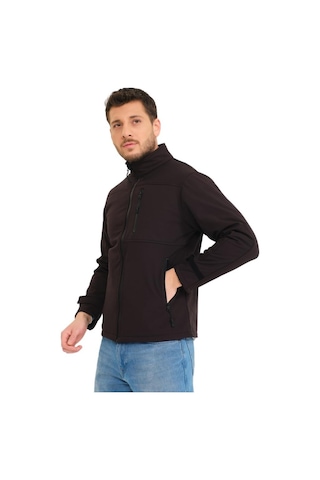 Şensel, Softshell Mont, Siyah -91E650- Su İtici Siyah