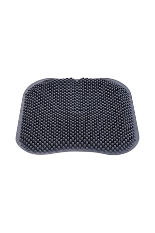 Wezone Gri Silikon Arabalarda Ofislerde Kullanıma Uygun Masajlı Nemsizleştiren Kaymaz Oturma Yastığı