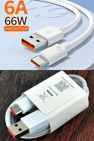 Xiaomi Turbo Hızlı Şarj Kablosu 6.0a Type-c 33 W 67 W 120 W Destekli Xiaomi Oppo Samsung Uyumlu Huawei