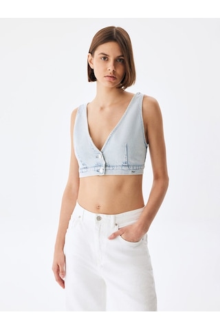 Ltb Leya Jean Büstiyer 010096114615727 55056 Acık Mavı